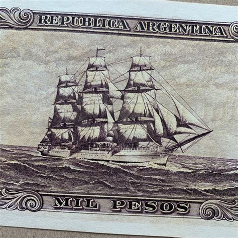 Argentina 1000 Pesos Banknote P279 Portrait General José de San