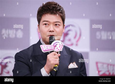 Seoul Korea 03rd May 2018 Lee Soo Geun And Jun Hyun Moo Attended The Production Conference