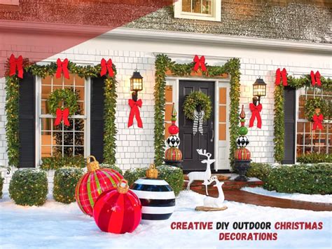 Creative Diy Outdoor Christmas Decorations Drdclassichome