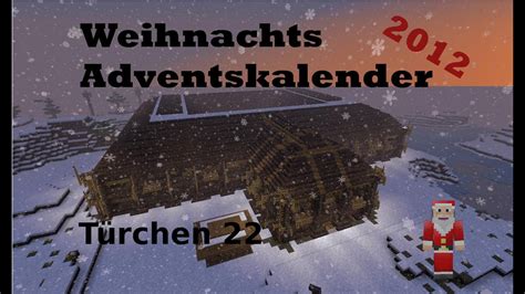 Minecraft Adventskalender 2012 Türchen 22 YouTube