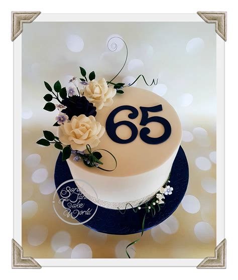 65th Wedding Anniversary Cake Decorations