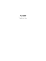 Marketing Plan Pdf FITBIT Marketing Plan Table Of Contents Contents