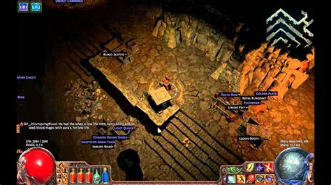 Path Of Exile Unique Vaal Pyramid Map Run Youtube