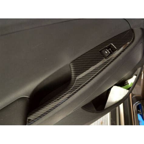 Stuks Carbon Fiber Interieur Stickers Venster Li Grandado