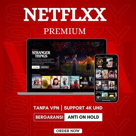 Jual Netflixx Premiume Antihold Tanpa Vpn Support K Uhd Harian