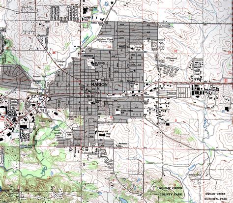 Marion Iowa Topo Map - Marion Iowa • mappery