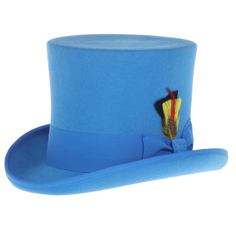 Premium Wool Royal Blue Top Hat