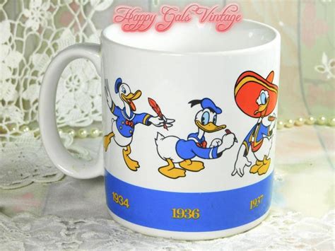 Disney Donald Duck Applause Coffee Mug Cup Kitchen Dining Mugs Etna