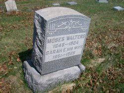 Moses Walters M Morial Find A Grave