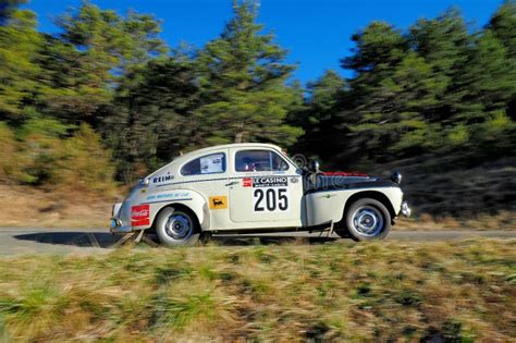 Volvo PV544 1963 25th Rallye Monte Carlo Historique Editorial Image