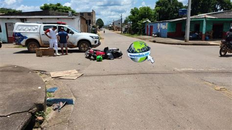 Motociclista é socorrido em estado grave após motorista de Virtus