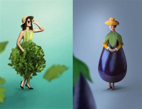 Fashion Vegetables On Behance