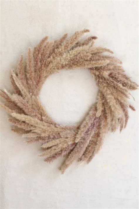 Roxanne’s Dried Flowers Pampas Grass Wreath Urban Outfitters