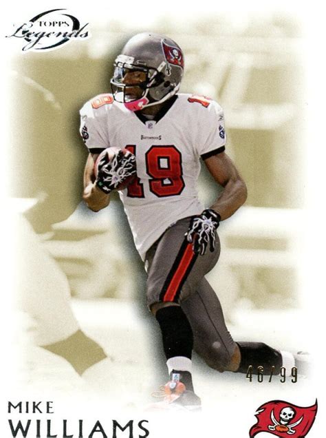 Topps Gridiron Legends Gold Mike Williams Buccaneers Nm