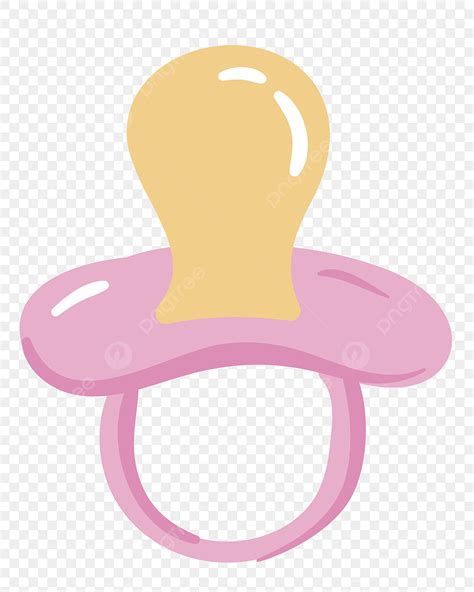 Pink Pacifier Clipart Transparent Background Pink Pacifier Decoration