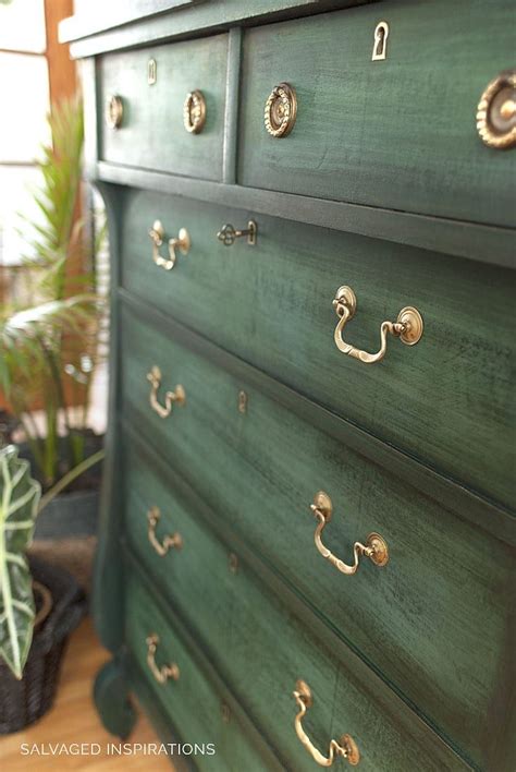 Layering Chalk Paint Salvaged Inspirations Empire Dresser Makeover