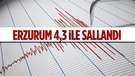 Erzurum Da Korkutan Deprem Ankara Masas