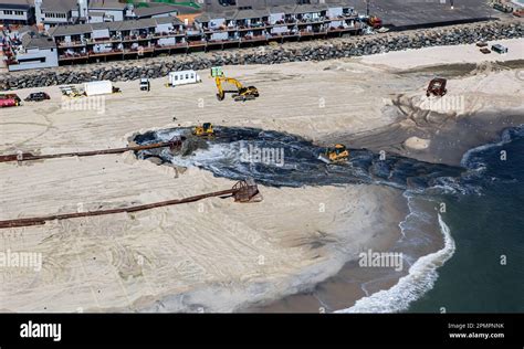 New Jersey Shore Beach Reclamation Project Monmouth Nj After