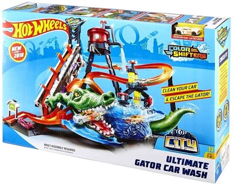 Vásárlás Mattel Ultimate Gator autómosó pályaszett FTB67 Hot Wheels árak összehasonlítása