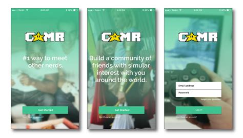 UX Design - Gamr App Design on Behance