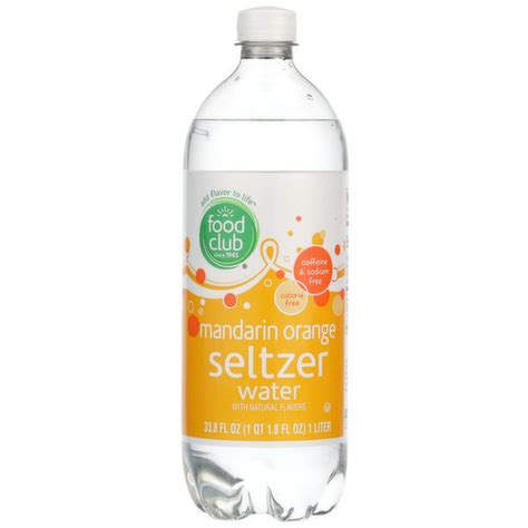 Food Club Mandarin Orange Seltzer Water