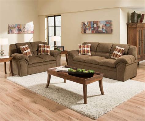 Simmons Verona Chocolate Chenille Living Room Furniture Collection At