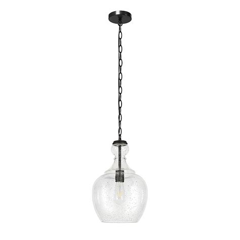 Best Buy Camden Wells Verona Seeded Glass Pendant Blackened Bronze