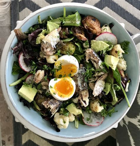 Roasted Vegetable And Sardine Salad Terrain Health