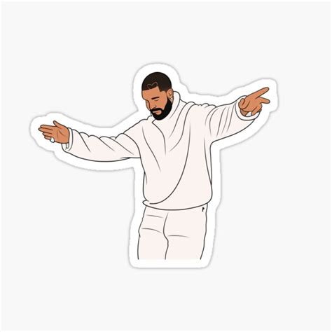 "Drake Icon" Sticker for Sale by PsyconicGrafix | Redbubble