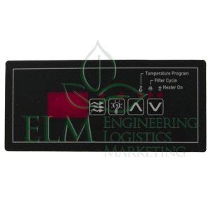 GECKO OVERLAY TSC GE P LT Temp Up Temp Down The Hot Tub SuperStore USA Canada