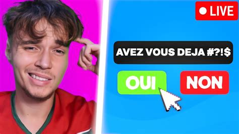 ALEXIS FAIT LE TEST DE PURETÉ EN LIVE YouTube