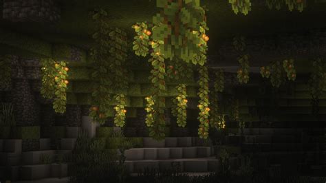 Lush Caves With Bsl Shaders 21w08b Rminecraft