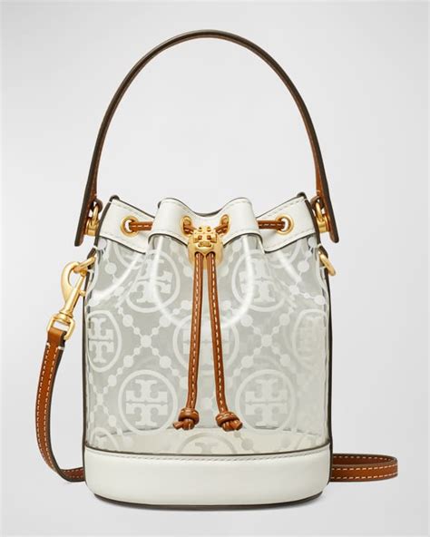 Tory Burch Mini T Monogram Jacquard Bucket Bag Neiman Marcus