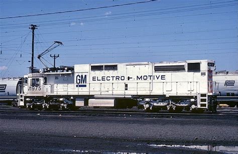 EMD GM6C experimental high-powered C-C electric locomotive in USA