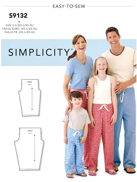 Sewing Pattern Pajama Pants Pattern Unisex Lounge Pants Etsy Denmark