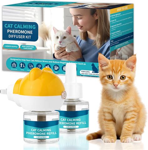 Amazon VICSOM Cat Calming Diffuser Kit Cat Pheromones Calming