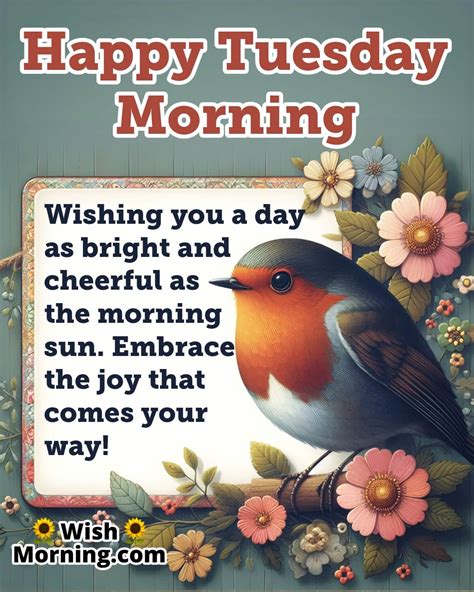 Best Tuesday Morning Quotes Wishes Wish Morning