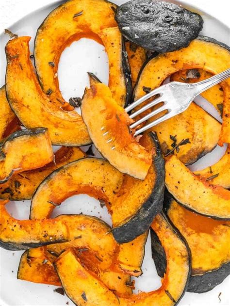 Roasted kabocha squash story - The Plant Based School