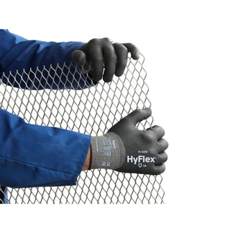 Ansell HyFlex 11 539 Fully Dipped Light Duty Gloves INTERCEPT And GRIP