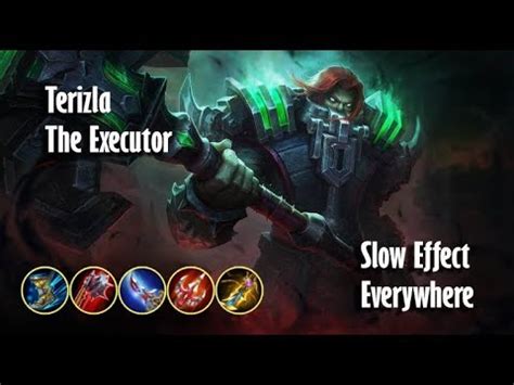 TERIZLA NEW HERO MOBILE LEGEND THE EXECUTOR SLOW EFFECT IN EVERY SKILL