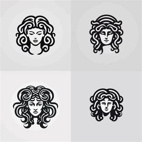 Premium Vector Medusa Logo Design Vector Illustration