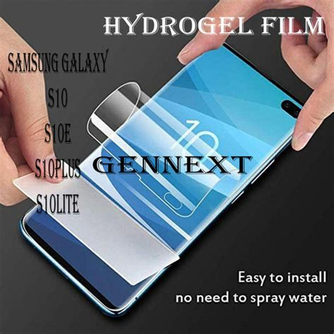 Jual Anti Gores Jelly Hydrogel Samsung Galaxy S S E Plus Lite Full