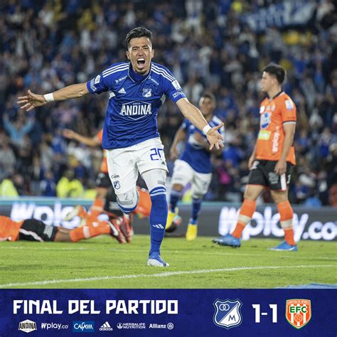 Millonarios FC on Twitter 90 Termina el partido en El Campín