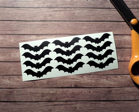 60 Bat Stickers, Bat Decals, Halloween Stickers, Bat Envelope Seals, Removable Wallpaper, - Etsy