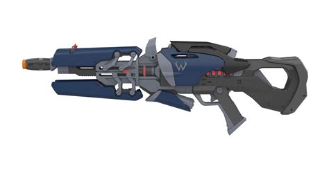 Overwatch Widow Widowmaker Original Skin Sniper Rifle 3d Model By