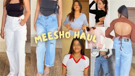 Meesho Haul Starting Rs Top Trouser Jeans Cargo Meesho Sale