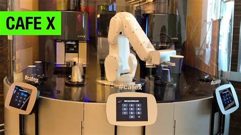 This Robotic Barista Made My Coffee Cafe X Robot Coffee Bar Youtube