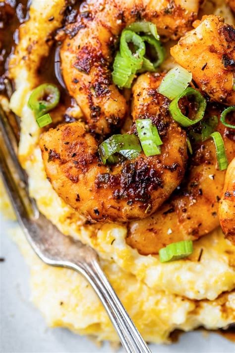 Blackened Shrimp And Grits Skinnytaste