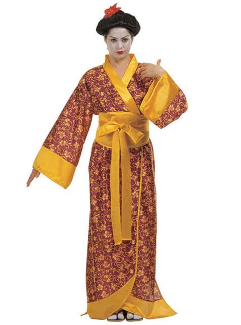 Womens Japanese Geisha Girl Costume. Express delivery | Funidelia