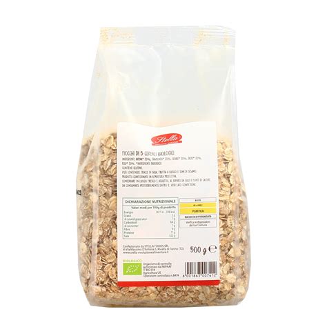 Fiocchi 5 Cereali Biologici Stella Foods